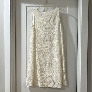 SEZANE RAPHAELLE DRESS SIZE FR 34 (US 2), ECRU